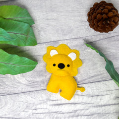 Felt Sewing Kit - Create Your Own Lion Felt Pal | Roaring Craft Fun for Kids & Beginners