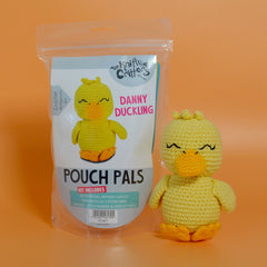 Knitty Critters - Pouch Pals | Danny Duckling | DIY Amigurumi Crochet Kit