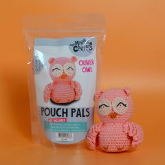 Knitty Critters - Pouch Pals | Oliver Owl | DIY Amigurumi Crochet Kit