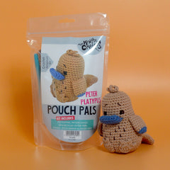 Knitty Critters - Pouch Pals | Peter Platypus | DIY Amigurumi Crochet Kit