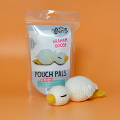 Knitty Critters - Pouch Pals | Graham Goose | DIY Amigurumi Crochet Kit