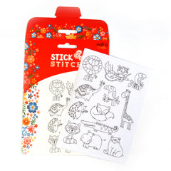 Stick & Stitch - Wild Pals Embroidery Templates
