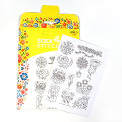 Stick & Stitch - Summer Blooms Embroidery Templates