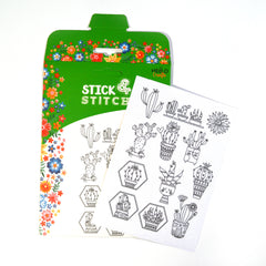 Stick & Stitch - Cute Cacti Embroidery Templates