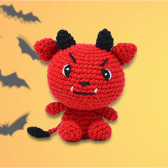 Knitty Critters - Creepy Capers - Demon Dave | DIY Amigurumi Crochet Kit