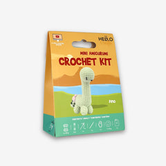 Knitty Critters - Mini Amigurumi - Dino | DIY Crochet Kit