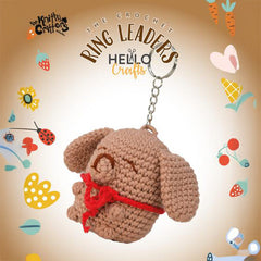 Knitty Critters – Body Shapes – Dog | DIY Amigurumi Crochet Keyring Kit