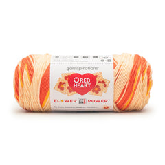 Red Heart All In One Flower Power Yarn 250g