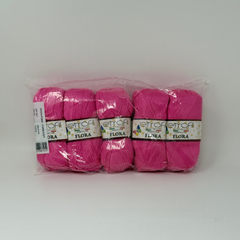 PACK OF 5 Etrofil Flora 100% Acrylic Yarn