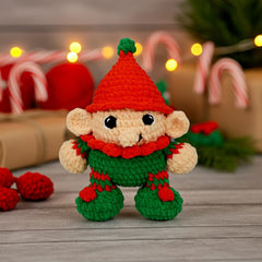 Knitty Critters - Make Christmas - Elfred | DIY Amigurumi Crochet Kit