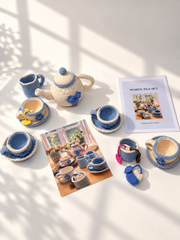 Hello Artisan Box - White Tea Set | DIY Crochet Amigurumi Kit