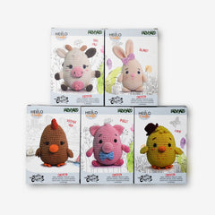 BUNDLE SET - 5X Farmyard Crochet Kits
