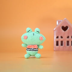 Knitty Critters - Adorables - Francis The Frog | DIY Amigurumi Crochet Kit