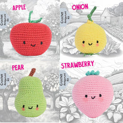Pouch Pals Crochet Kit – Fruit Patch Bundle