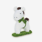 Knitty Critters - Velvet Christmas - Green Rocking Horse | DIY Amigurumi Crochet Kit