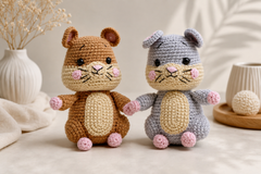 Hello Artisan Box - Hamster Companions | DIY Crochet Amigurumi Kit
