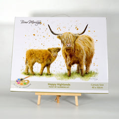 Bree Merryn Paint By Numbers 40cm x 50cm - Happy Highlands
