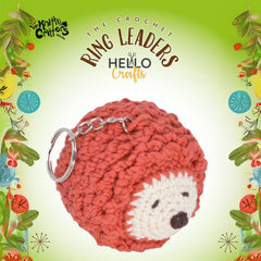 Knitty Critters – Woodland – Hedgehog | DIY Amigurumi Crochet Keyring Kit
