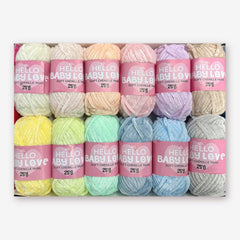 Hello Love 12 Ball Yarn Pack - PASTEL