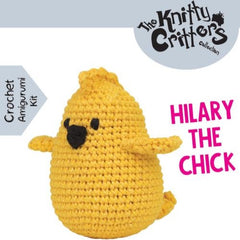 Knitty Critters - Pouch Pals II - Hilary The Chick | DIY Amigurumi Crochet Kit