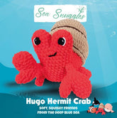 Knitty Critters - Sea Snuggles - Hugo Hermit Crab | DIY Amigurumi Crochet Kit