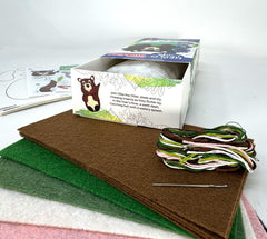 Bedtime Buddies Felt Sewing Kit - Create Ollie the Otter | Playful Craft for Kids & Beginners