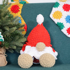 Knitty Critters - Make Christmas - Jingle The Gnome | DIY Amigurumi Crochet Kit