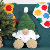 Knitty Critters - Make Christmas - Jangle The Gnome | DIY Amigurumi Crochet Kit