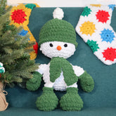 Knitty Critters - Make Christmas - Jolly Snowman | DIY Amigurumi Crochet Kit