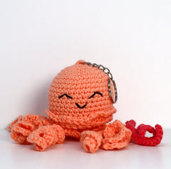 Knitty Critters - Sealife - Jellyfish | DIY Amigurumi Crochet Keyring Kit