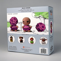 Knitty Critters - Bambinos - Violet | DIY Amigurumi Crochet Kit