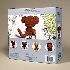 Knitty Critters - Safari - Max The Monkey | DIY Amigurumi Crochet Kit