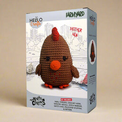 Knitty Critters - Farmyard - Mother Hen | DIY Amigurumi Crochet Kit