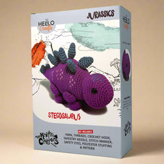 Knitty Critters - Jurassics - Stegosaurus | DIY Amigurumi Crochet Kit