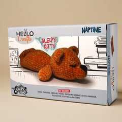 Knitty Critters - Naptime - Sleepy Kitty | DIY Amigurumi Crochet Kit