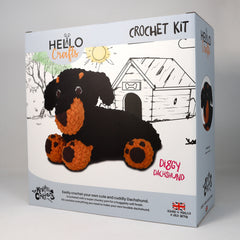 Knitty Critters - Main Collection - Diggy Dachshund | DIY Amigurumi Crochet Kit