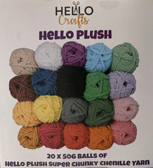 2 BOX BUNDLE Hello Plush Box of 20 x 50g Balls