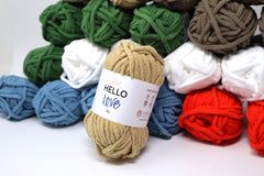 Hello Love 60 Balls - 50g 6 colours 10 of each crochet/knitting yarn 3kg