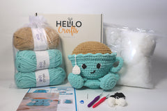 Hello Artisan Box - Teacup - Crochet kit gift box