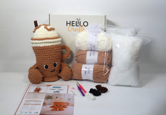 Hello Artisan Box - Latte - Crochet kit gift box