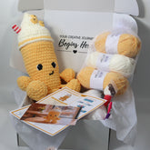 Hello Artisan Box - Banana Milkshake - Crochet kit gift box