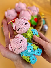 Knitty Critters - Pigs In Blanket - Poppy & Percy | DIY Amigurumi Crochet Kit