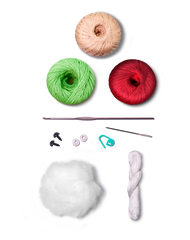 Knitty Critters - Bambinos - Sally Strawberry | DIY Amigurumi Crochet Kit