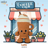 Knitty Critters - The Coffee Club - Latte | DIY Amigurumi Crochet Kit