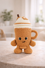 Knitty Critters - The Coffee Club - Latte | DIY Amigurumi Crochet Kit