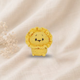 Knitty Critters - Pouch Pals V - Lenny Lion | DIY Amigurumi Crochet Kit