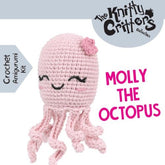 Knitty Critters - Pouch Pals II - Molly The Octopus | DIY Amigurumi Crochet Kit