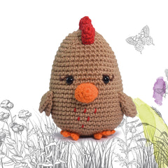 Knitty Critters - Farmyard - Mother Hen | DIY Amigurumi Crochet Kit