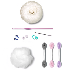 Knitty Critters - Farmyard - Bunny | DIY Amigurumi Crochet Kit