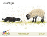Bree Merryn Paint By Numbers 40cm x 50cm - Nice To Meet Ewe